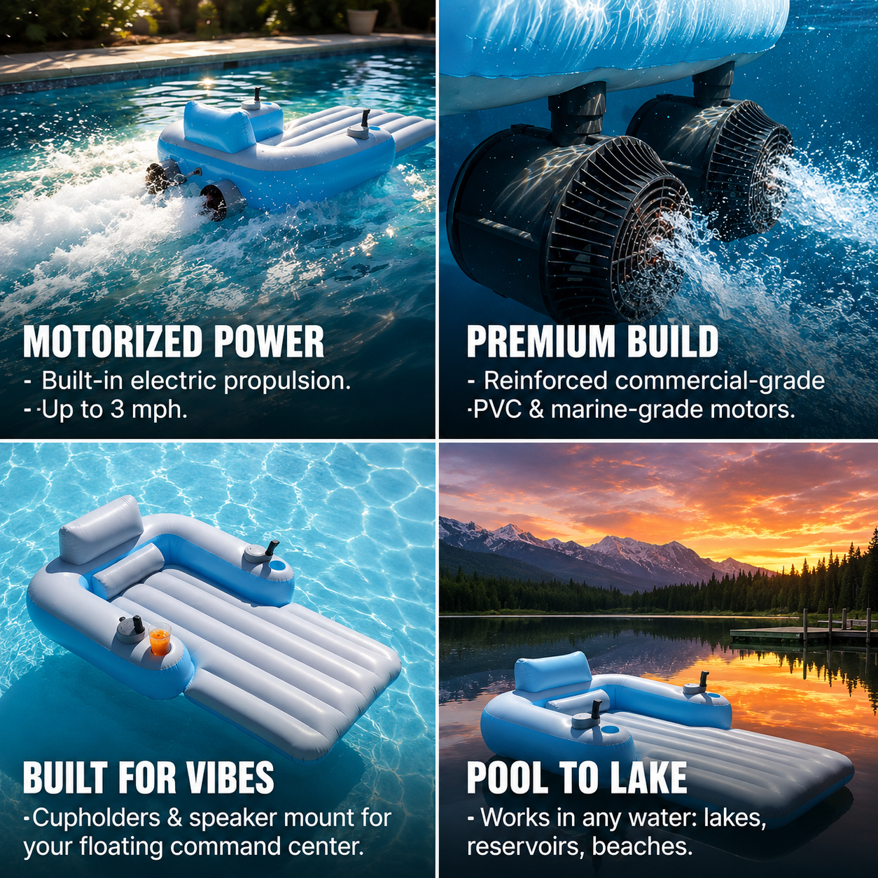 Motorized Pool Lounger